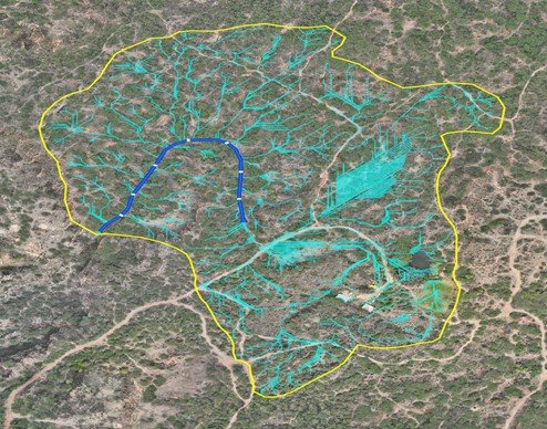 Proposed Stream Rejuvenation and Gully Plugins in the project area